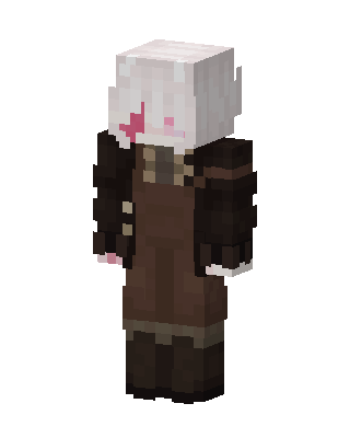 Brown Anime Girl Minecraft anime skin