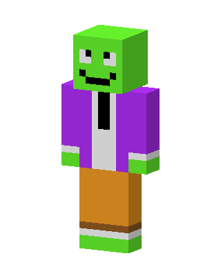 Frog Gentleman skin, 3D preview