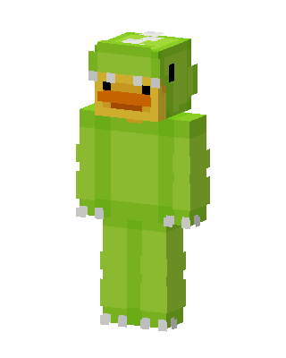 Duck Frog Onesie Minecraft skin