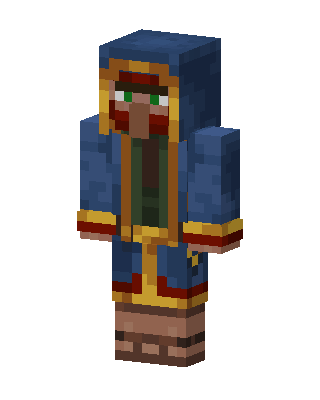 Blue Hero Boy skin, 3D preview
