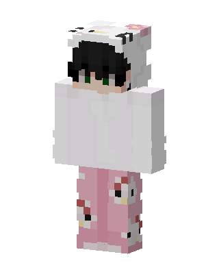 Hello Kitty Pajamas skin, 3D preview