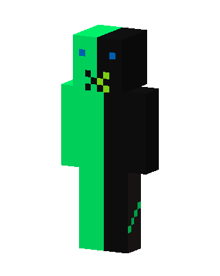 Green Ninja skin, 3D preview