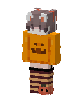 Pumpkin Sweater Bunny Minecraft skin