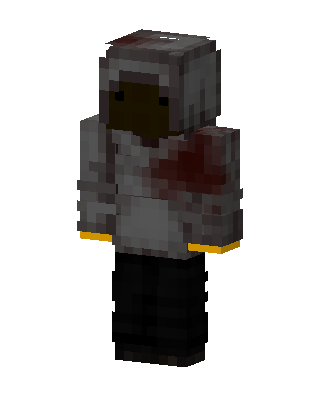 Gray Knight Boy Minecraft skin