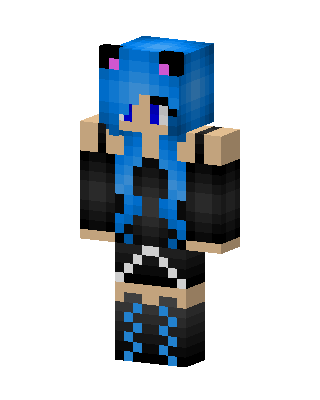 Blue Hero Boy skin, 3D preview