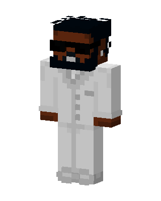 White Masked Doctor Boy skin, 3D preview