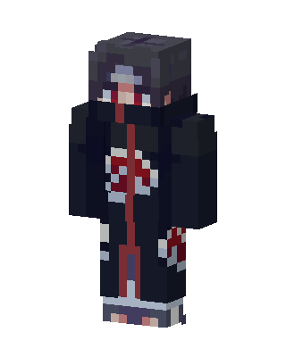 Itachi Uchiha skin, 3D preview