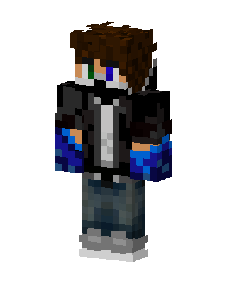 Black Player Boy skin, 3D preview