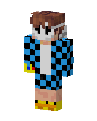 Blue Hero Boy skin, 3D preview