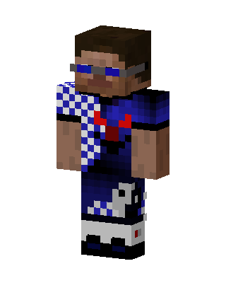 Checkered Racer skin, 3D preview