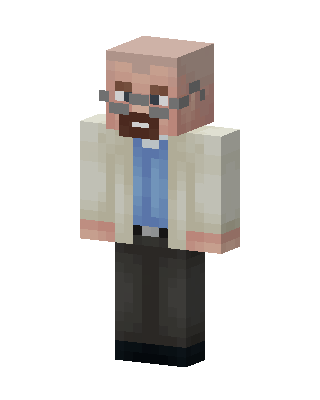 White Doctor Boy skin, 3D preview