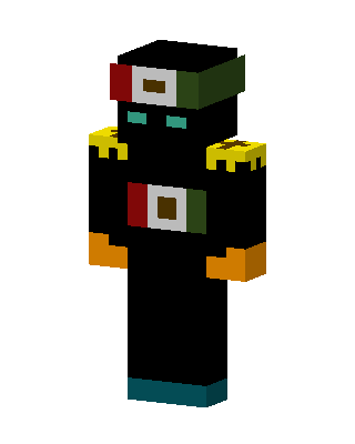 Mexican Officer skin, 3D preview