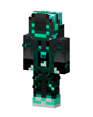 Cyber Warden skin, 3D preview