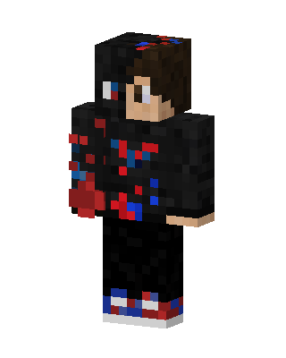 Glitch Hoodie skin, 3D preview