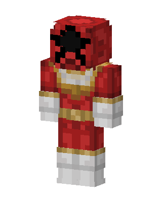 Red Ranger Minecraft skin
