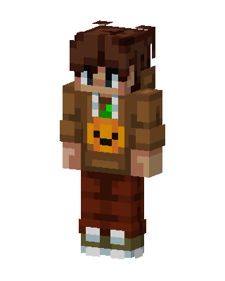 Pumpkin Hoodie Boy Minecraft skin