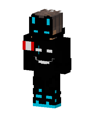 Black Villain Boy skin, 3D preview