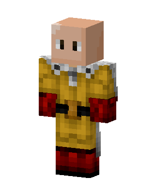 Saitama skin, 3D preview