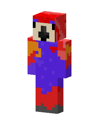 Scarlet Macaw skin, 3D preview