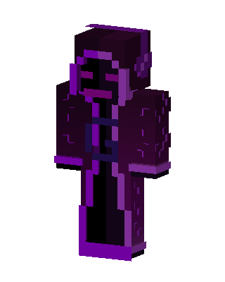 Purple Gamer skin, 3D preview