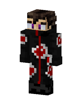 Black Villain Boy skin, 3D preview