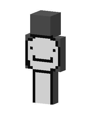 Gray Suit Boy skin, 3D preview