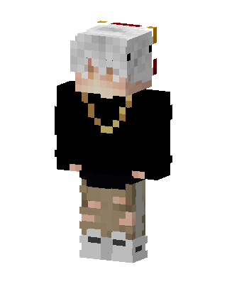 Ripped Jeans Boy skin, 3D preview