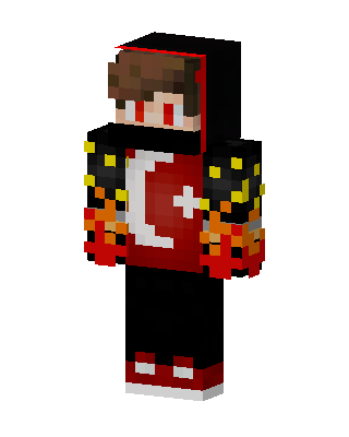 Black Fighter Boy skin, 3D preview
