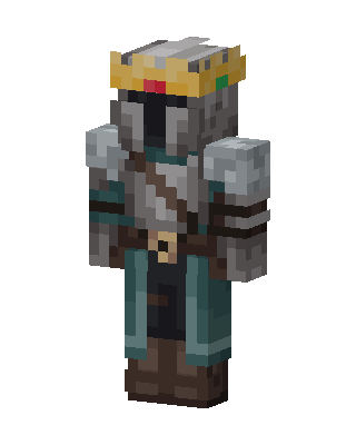 Crowned Knight Minecraft skin
