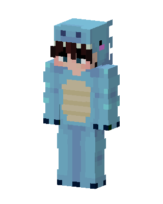 Stitch Onesie skin, 3D preview