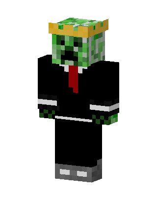 Creeper King Minecraft skin