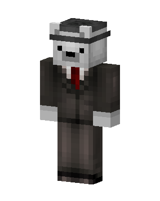Polar Bear Gentleman Minecraft skin