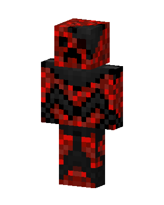 Redstone Creeper Minecraft skin