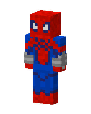 Spider-Man skin, 3D preview