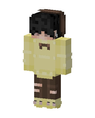 Yellow Sweater Boy Minecraft skin