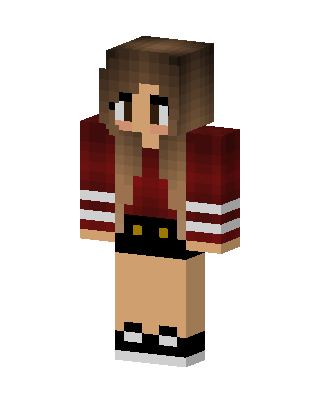 Cozy Varsity Girl Minecraft skin