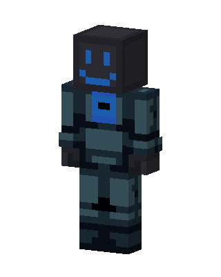 Smiley Robot skin, 3D preview