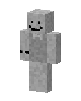 Gray Skeleton Minecraft mob skin