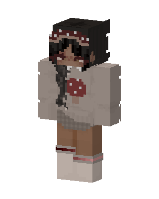 Mushroom Cozy Girl Minecraft skin