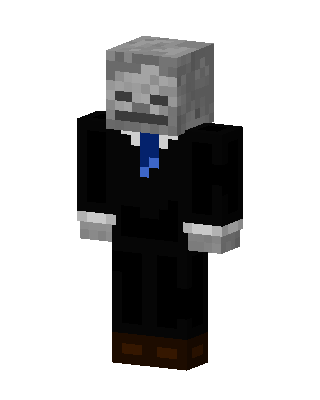 Skeleton Gentleman skin, 3D preview