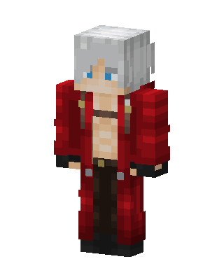 Red Hero Boy skin, 3D preview