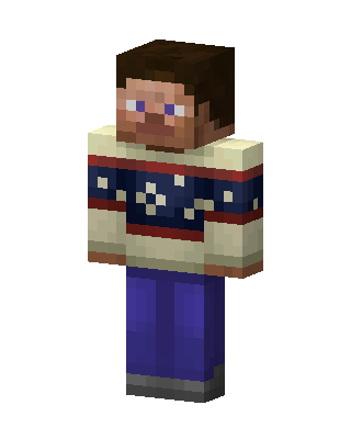 Cozy Sweater Steve Minecraft skin