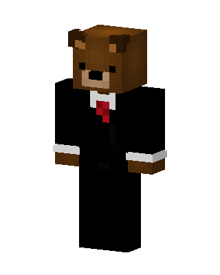 Bear In Tuxedo Minecraft skin