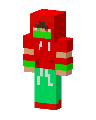Red Holiday Boy Minecraft skin