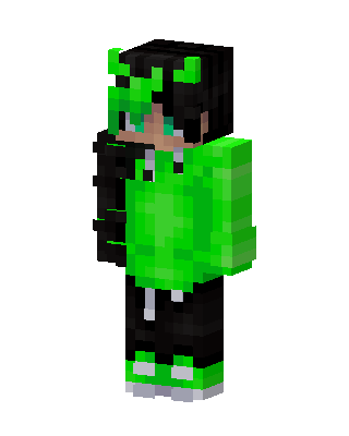 Green Hero Boy skin, 3D preview