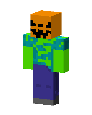 Pumpkin Head Minecraft skin