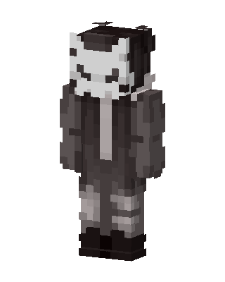 Gray Masked Suit Minecraft skin