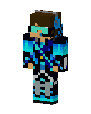 Cyber Frost Minecraft skin