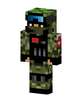 Camo Soldier Minecraft skin