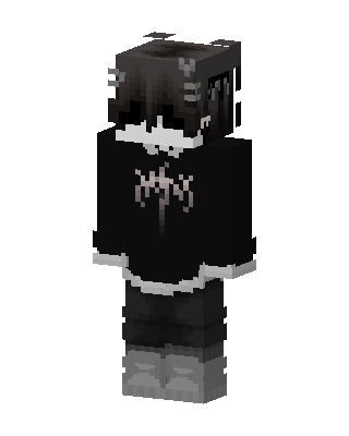 Black Villain skin, 3D preview